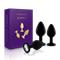 Rs - Soiree Botty Plug Set 3 Black