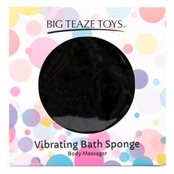 Bath Sponge Vibrating Black