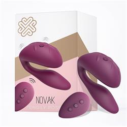 Novak Vibrator for Couples Purple