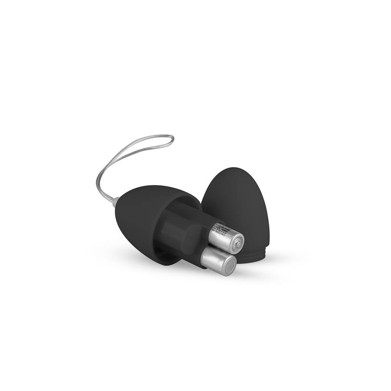 Vibrating Egg with Remote Control Black