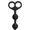 EasyToys Long Anal Beads Black