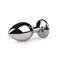 EasyToys Metal Butt Plug No. 2 - Silver/Clear