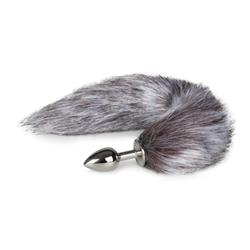 EasyToys Fox Tail Plug No. 5 - Silver