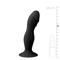 EasyToys Black Silicone Suction Cup Dildo