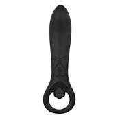 Vibrador Anal Silicona - Negro