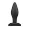 EasyToys Medium Black Silicone Buttplug