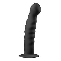 EasyToys Silicone Suction Cup Dildo - Black