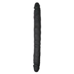 Dildo Doble Flexible Negro 40 cm