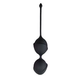 EasyToys Black Double Vagina Balls