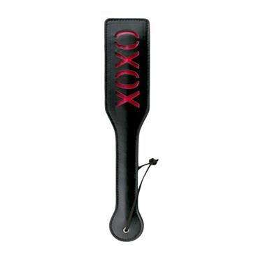 EasyToys Black Leather Paddle - XOXO