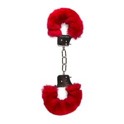EasyToys Furry Handcuffs - Red