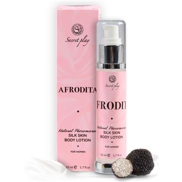 LOCION PIEL DE SEDA AFRODITA, 50 ML.