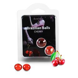 Secret Play Set 2 Brazilian Balls Aroma Cereza