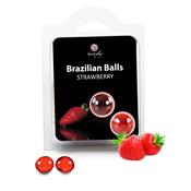 Secret Play Set 2 Brazilian Balls Aroma Fresa