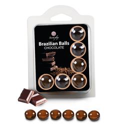 Set 6 Brazilian Balls Chocolate