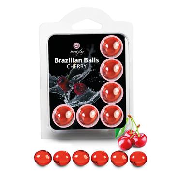 Set 6 Brazilian Balls Cereza