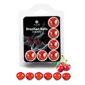 Brazilian Balls Set 6  Cherry