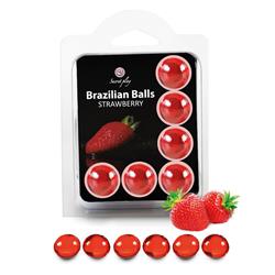 Brazilian Balls Set 6 Strawberry