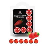 Brazilian Balls Set 6 Strawberry