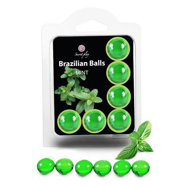 Set 6 Brazilian Balls Menta