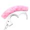 Furry Metal Hand Cuffs Pink with Key