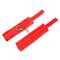 Fur Hand Cuffs Red