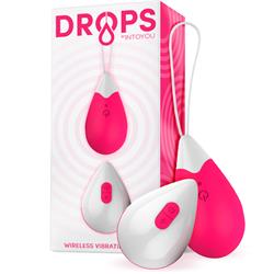 Wireless Vibrating Egg Drops USB Silicone Pink