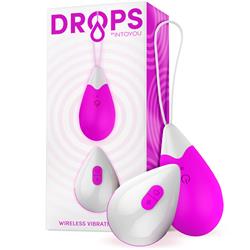 Wireless Vibrating Egg Drops USB Silicone Purple