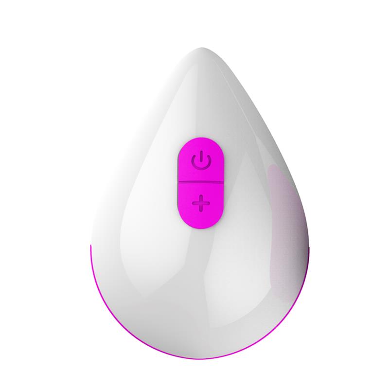 Vibrating Egg Remote Control USB Silicone Purple