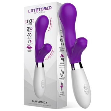 Maverdick Silicone Purple Vibrator