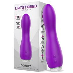 Douby Silicone Purple Vibrator