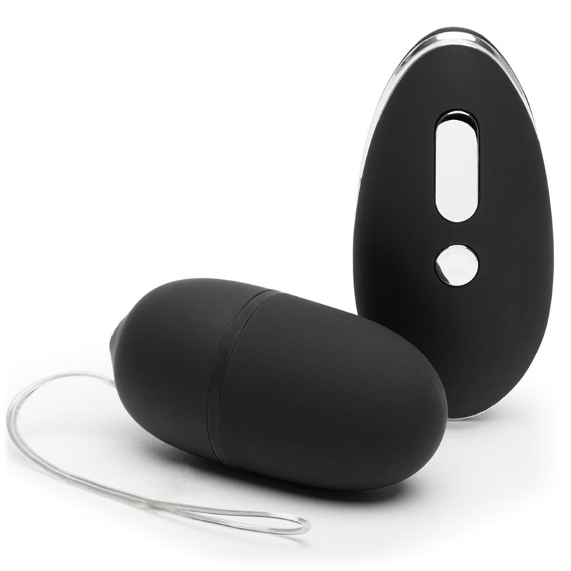Vibrating Egg Remote Control USB Black