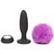 Anal Plug with Vibration and Remote Control Double Base Purple Large