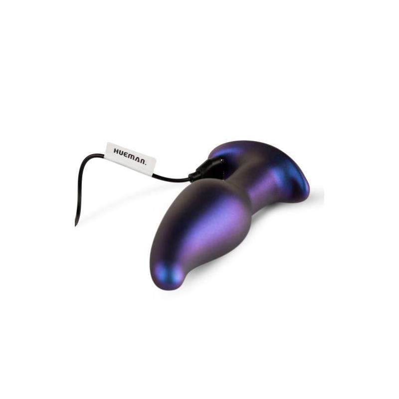 Asteroid Rimming Butt Plug with Remote Control Curved Tip USB
