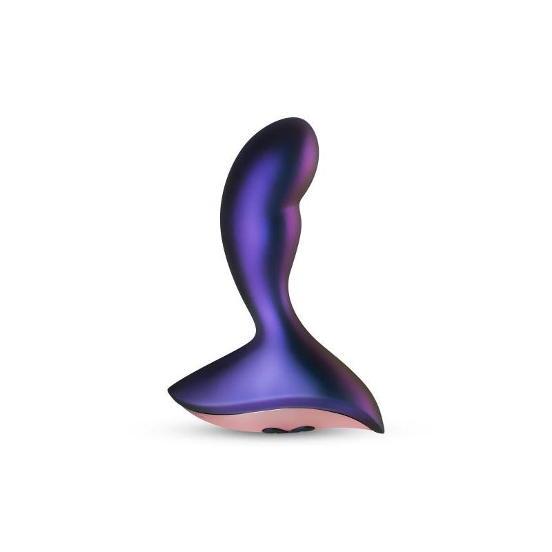 Intergalactic Butt Plug with Vibration and Remote Control Curved Tip USB