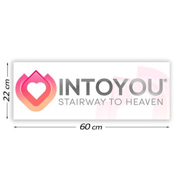 Cartel Promocional Intoyou 60 cm. x 22 cm.