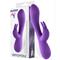 Unibody Vibrator Mauve Liquefied Silicone USB Purp