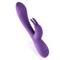 Unibody Vibrator Mauve Liquefied Silicone USB Purp