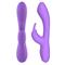 Unibody Vibrator Mauve Liquefied Silicone USB Purp