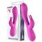 Mauve Unibody Liquefied Silicone Vibe USB Pink