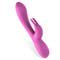 Unibody Vibrator Mauve Liquefied Silicone USB Pink