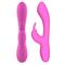 Mauve Unibody Liquefied Silicone Vibe USB Pink