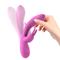 Unibody Vibrator Mauve Liquefied Silicone USB Pink